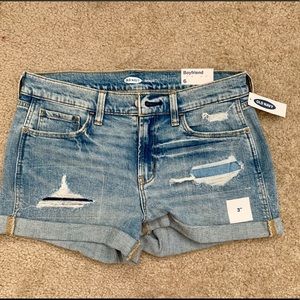 Boyfriend old navy jean shorts